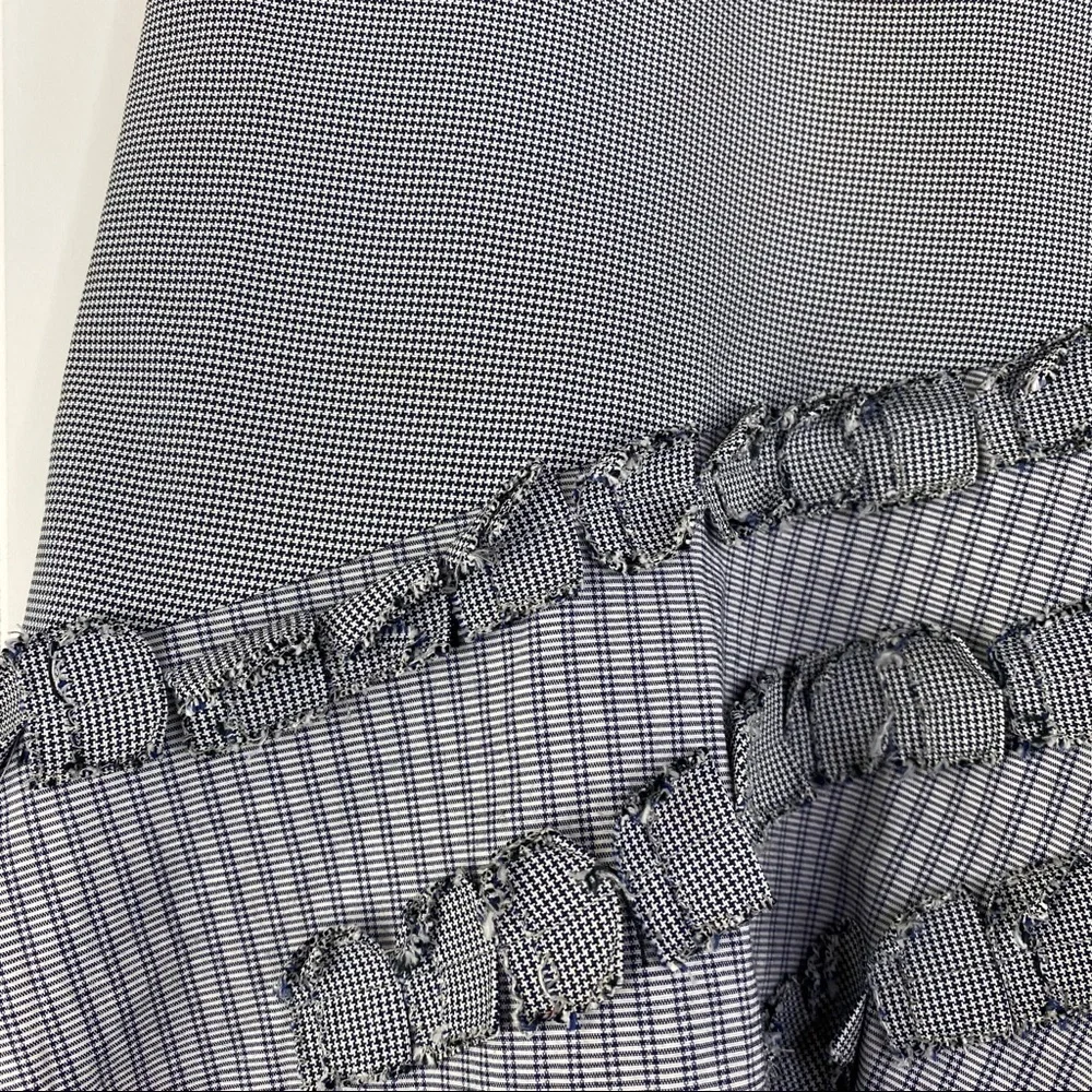 Sachin + Babi for Ankasa Gray Houndstooth Ruffle Skirt 4